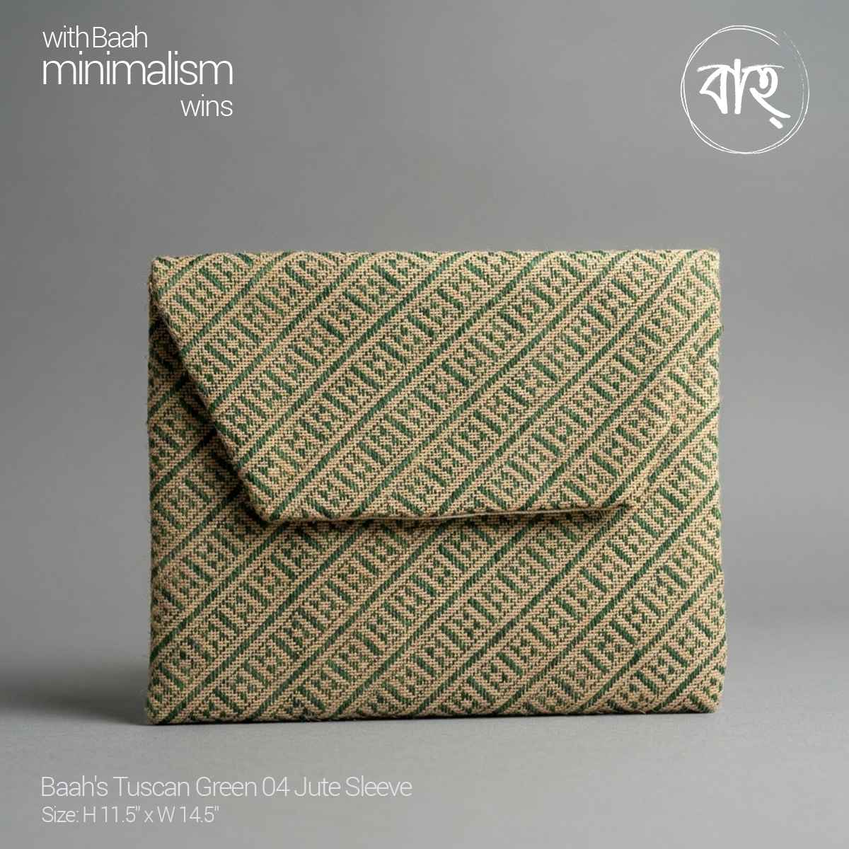 Baah's Tuscan Green 04 Jute Sleeve